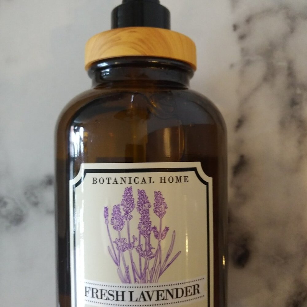 Luxury Lavender Hand Soap - Glass Apothecary style bottle - large 19.5 fl oz